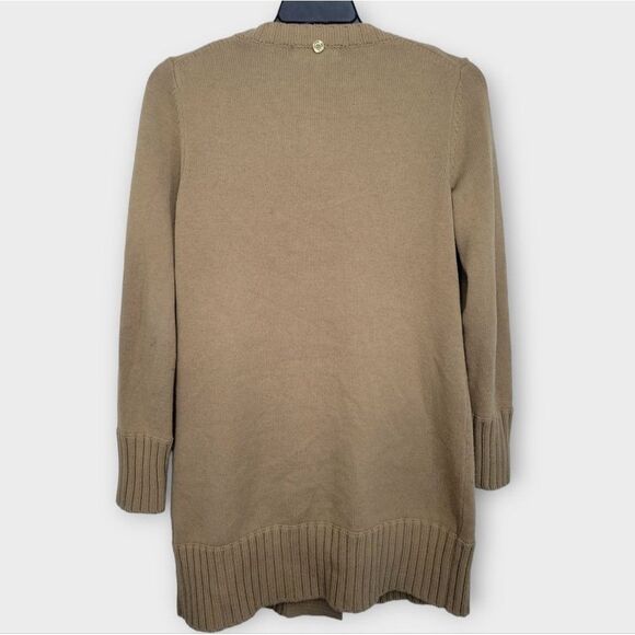 MICHAEL Michael Kors Camel Knit Button Cardigan Size Small - Picture 2 of 7